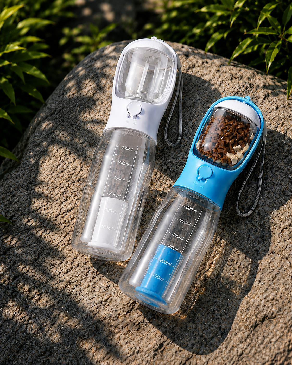 PackHound Adventure Bottle — 3-in-1 Water, Food & Waste Bag Carrier