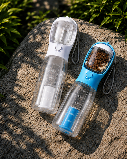 PackHound Adventure Bottle — 3-in-1 Water, Food & Waste Bag Carrier
