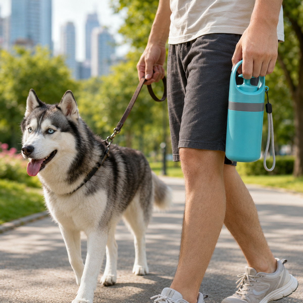 PackHound 8-Claw Dog Pooper Scooper with Built-In Bag Dispenser