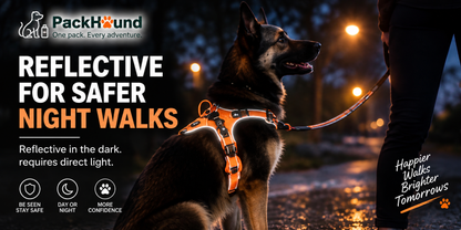 PackHound Reflective No-Pull Adventure Harness