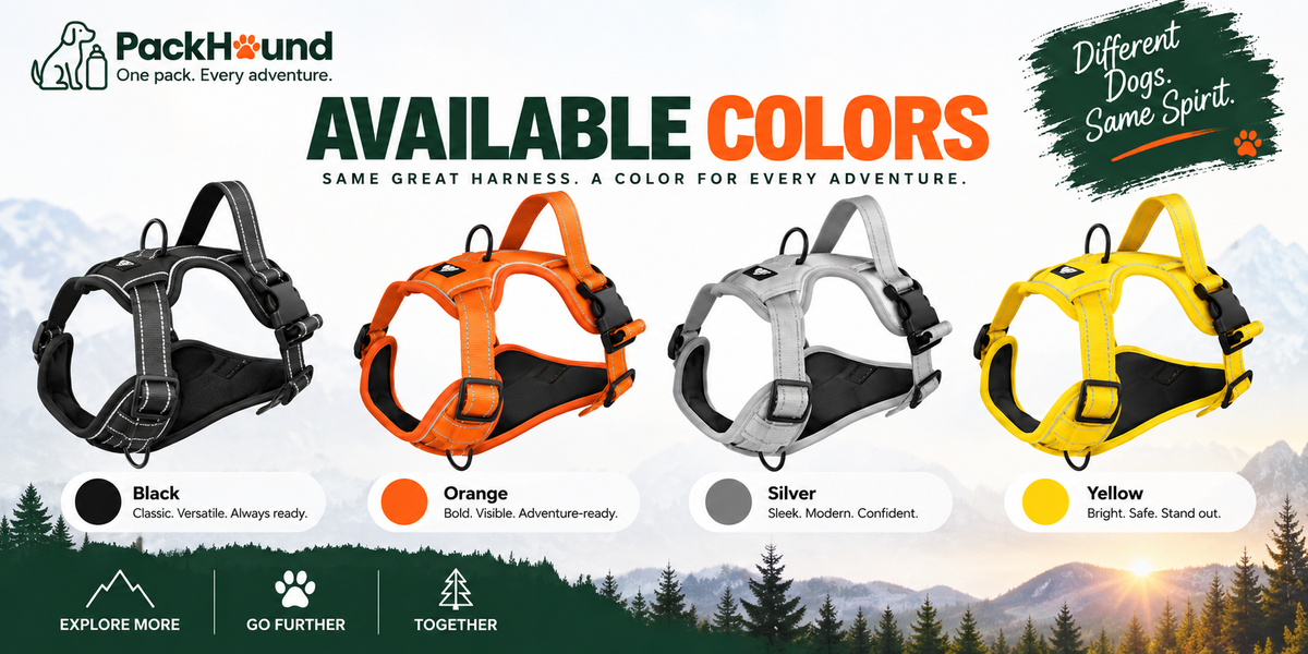 PackHound Reflective No-Pull Adventure Harness