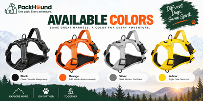PackHound Reflective No-Pull Adventure Harness