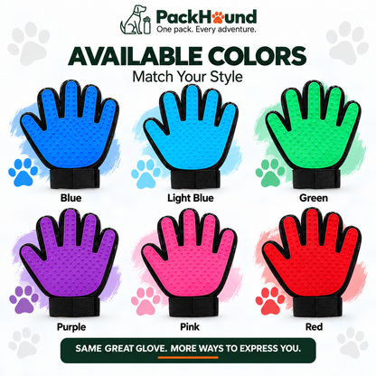 PackHound GentleGroom Bath & Deshedding Glove