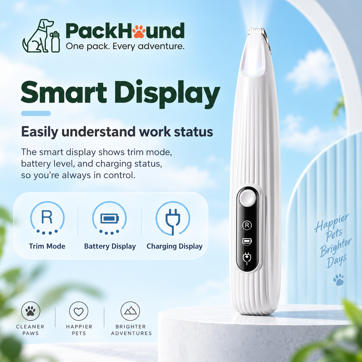 PackHound™ PawLight Precision Trimmer