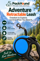 PackHound Adventure Retractable Dog Leash
