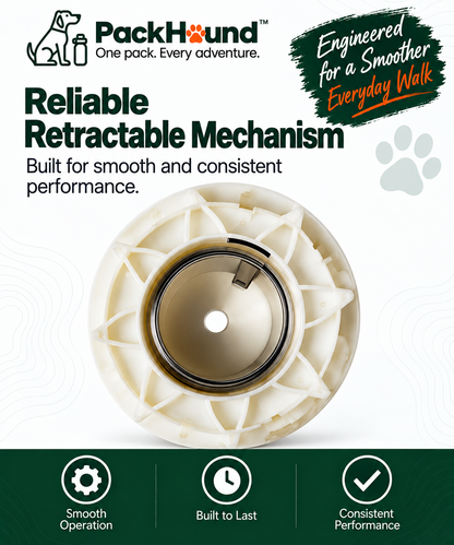 PackHound Adventure Retractable Dog Leash