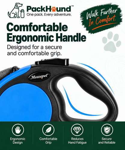 PackHound Adventure Retractable Dog Leash